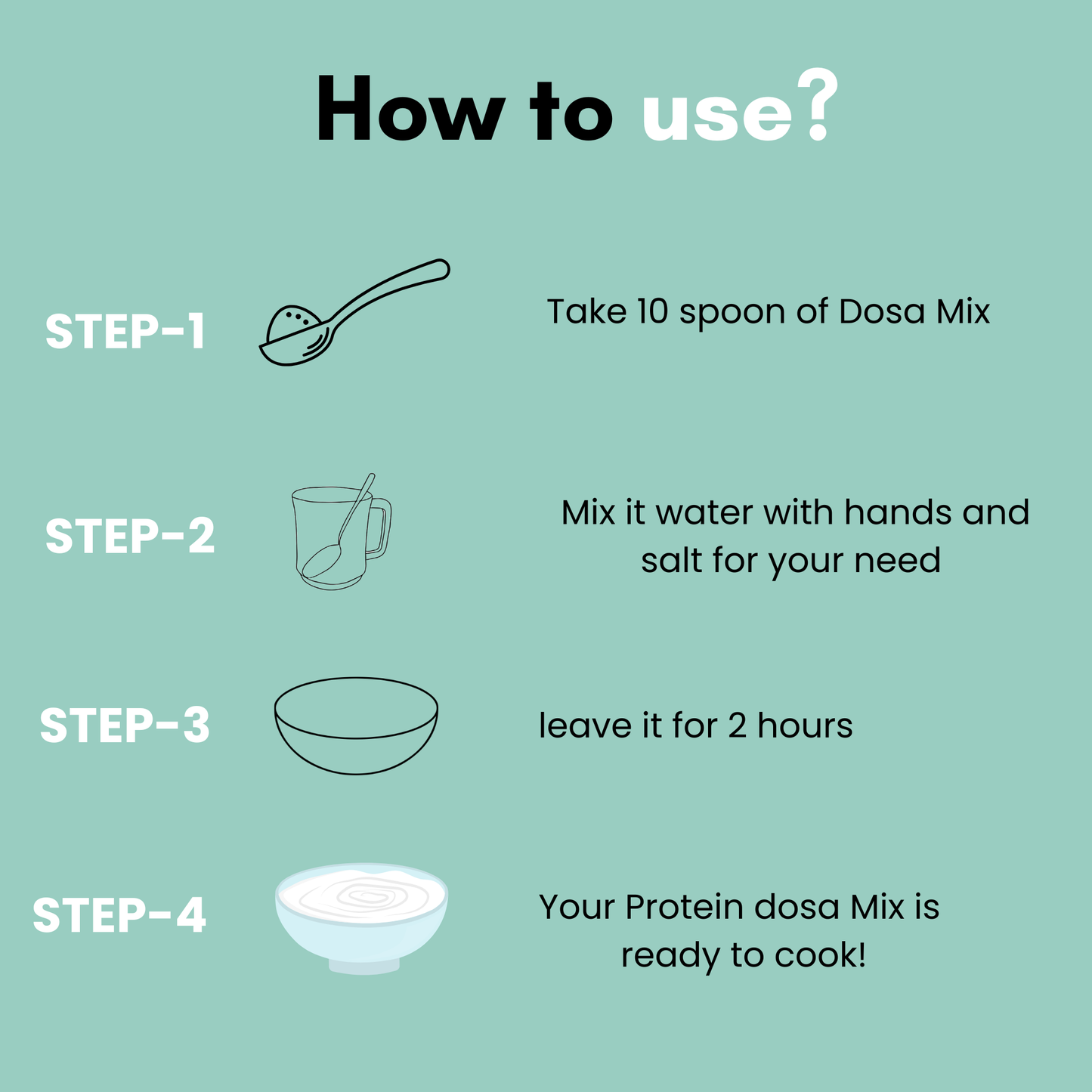 Instant Protein Dosa Mix |   High Protein Breakfast