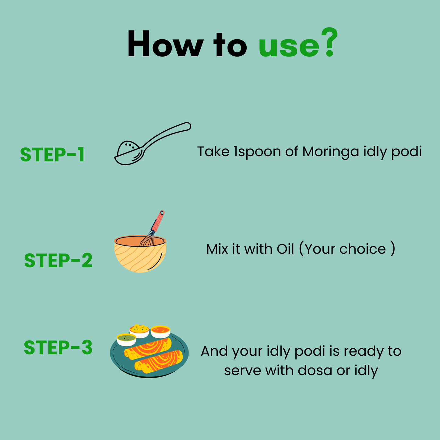 Moringa Idli Podi | | Nutritious Side Dish