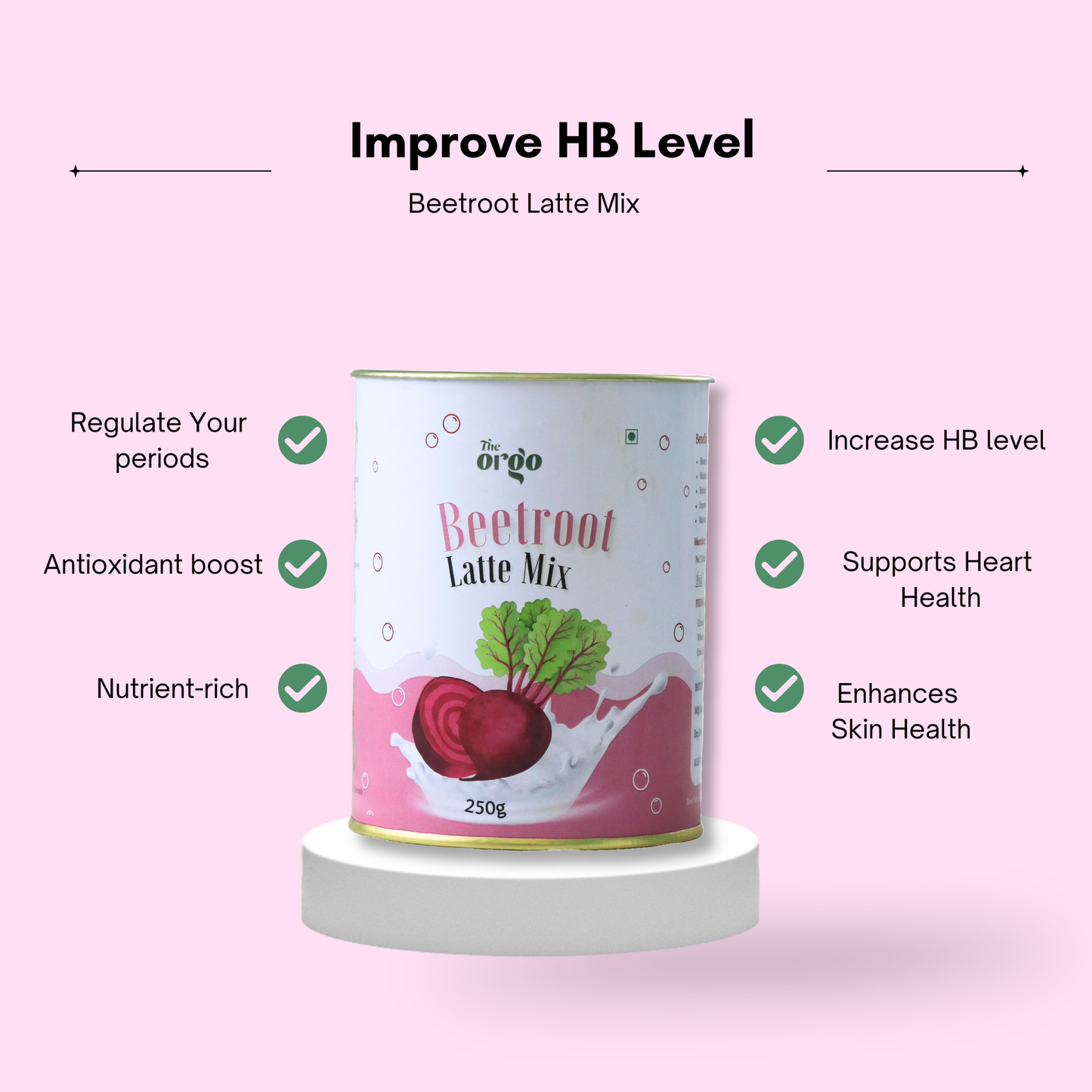 Beetroot  Malt for Natural Period & Haemoglobin Support