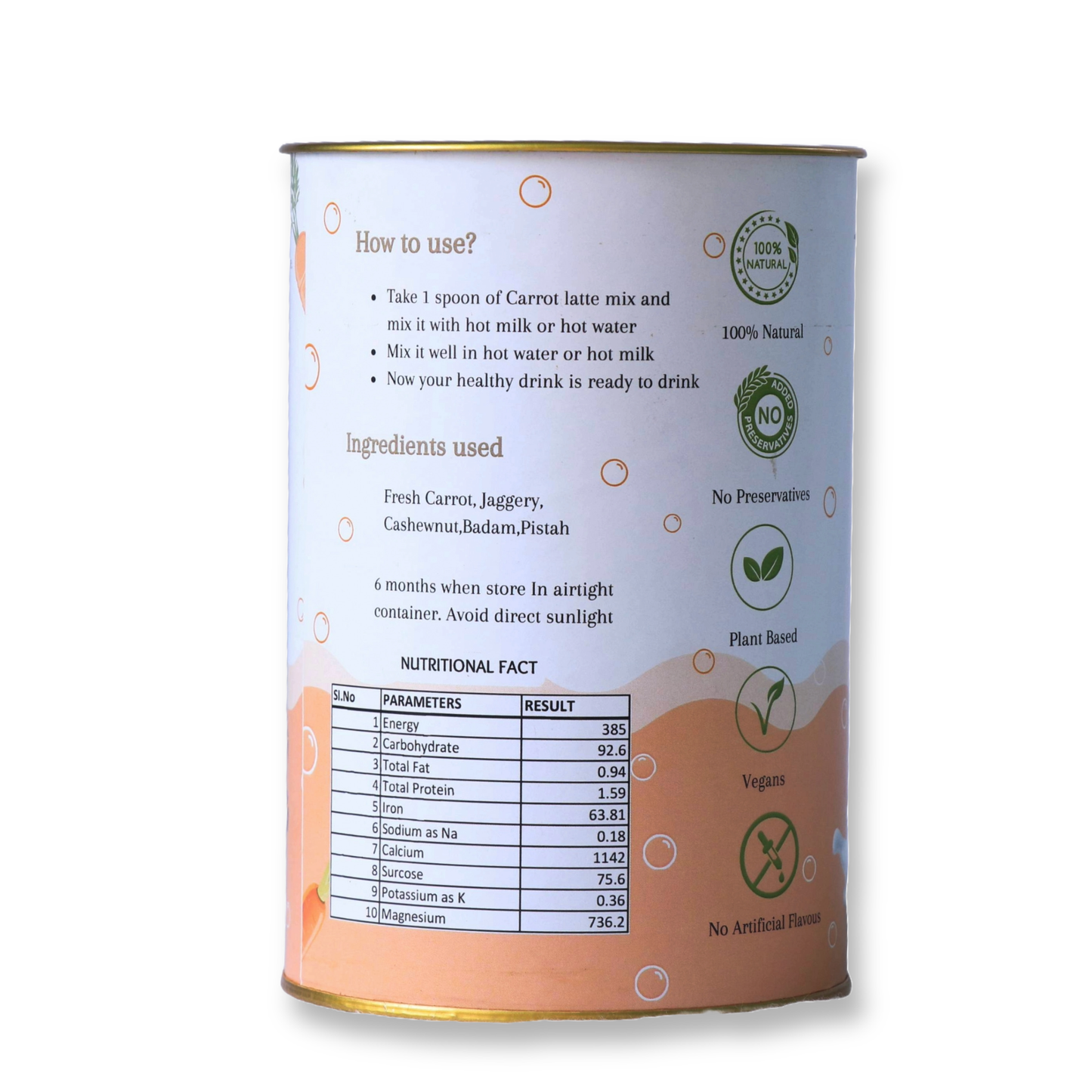 Carrot Malt Eyesight & Vision Drink