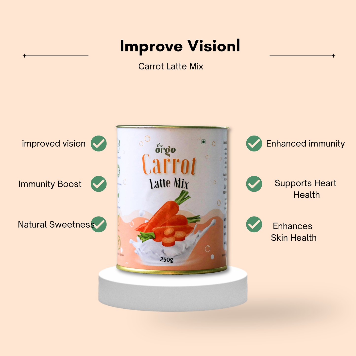 Carrot Malt Eyesight & Vision Drink