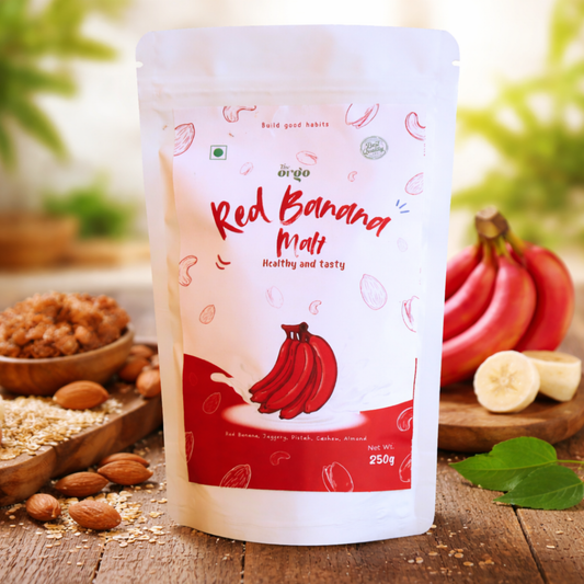 Red Banana Malt | Healthy Weight Gain Drink