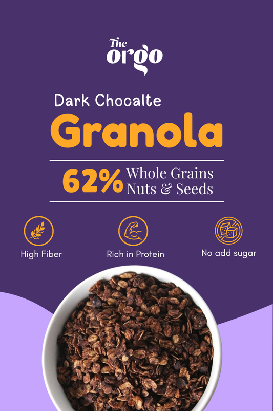 The Orgo High Protein Granola — Oats, Nuts & Mixed Grains | No Maida | No Refined Sugar